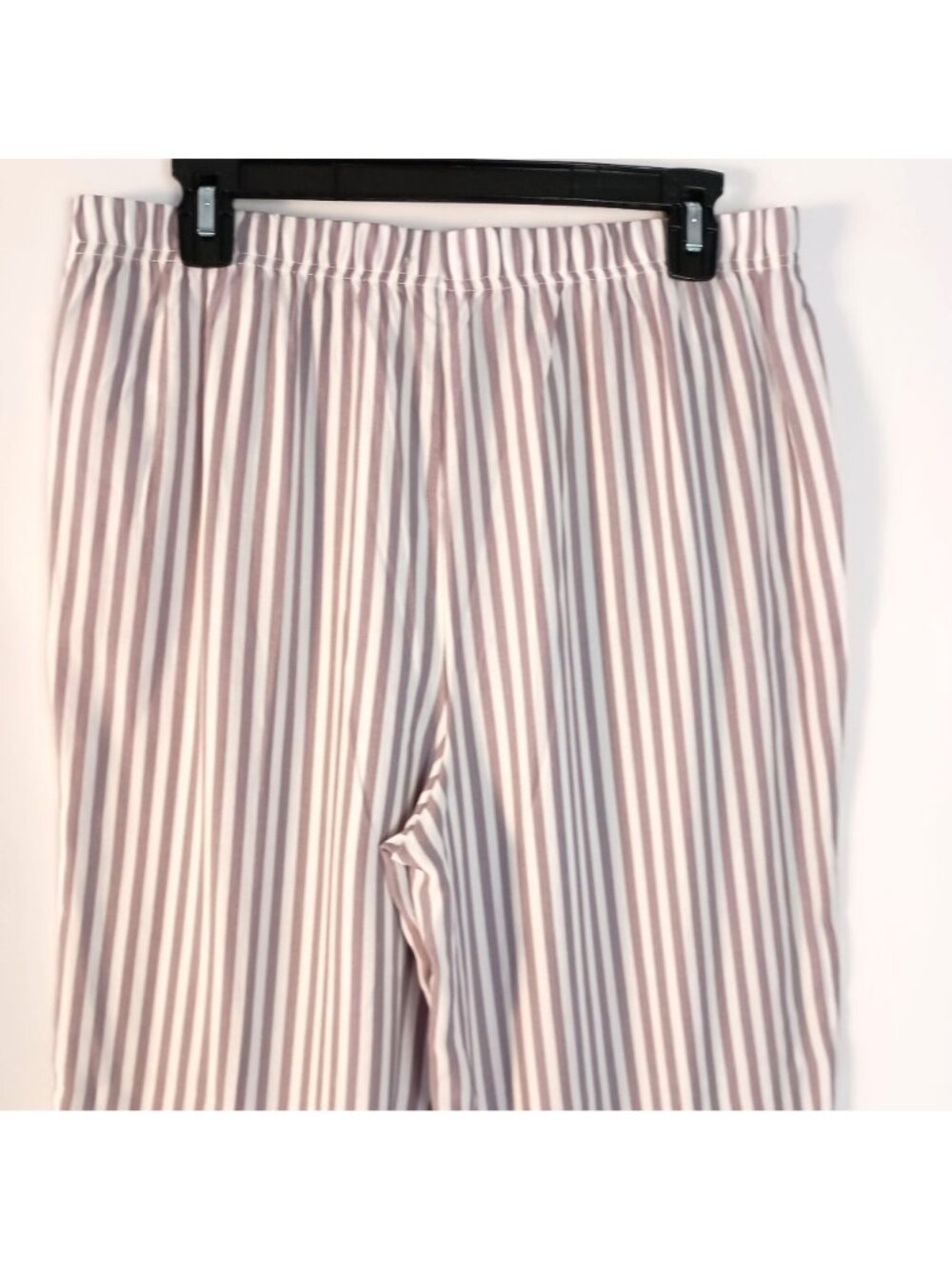 Splendid Angie Wide Leg Pants High Rise Striped Womens Size L Pull On - Picture 4 of 6